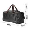 Mens Leather Duffle Weekend Bag Gym Large Travel Womens Luggage Handbag Holdall