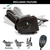 Riser & Recliner Armchair Leather 8 Point Electric Heated Massage Sofa Arm Chair