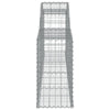 Arched Gabion Baskets 6 pcs 300x30x60/80 Galvanised L2B7