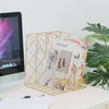 File Magazine Holder Organizer Metal Wire Office A4 Document Storage Basket Rack