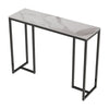 Elegant Marble Console Table Snack Entryway Table Home Office Corner Workbench