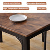 DINING TABLE AND 2 CHAIRS DINING ROOM SET 3 PIECES KITCHEN BREAKFAST BAR TABLE