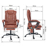 Massage Office Chair Computer Gaming Seat Swivel Recliner Chair With Footrest