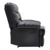 High Back Velvet Tub Armchair Leather Recliner Padded Lounge Chair Sleeping Sofa