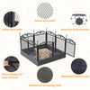 Strong 8 Panels Dog Playpen Enclosure Safety Puppy Whelping Birthing Box Fence