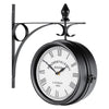 Outdoor Garden Paddington Station Classic Wall Clock Double Sided Clock Round