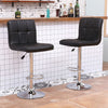 1/2/4/6x Bar Stools Gas Lift Swivel Faux Leather Kitchen Breakfast Counter Salon