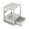 Small Industrial Storage Nightstand Bedside Table Side Cabinet Drawer Shelf Rack