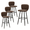 1/2/4/6x Bar Stools Gas Lift Swivel Faux Leather Kitchen Breakfast Counter Salon