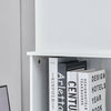 Storage Cabinet Display Unit with Door Shelf White Home Living Room Hallway BN