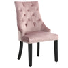 2/4 Dining Room Chairs Tufted Velvet Studded Dining Chair Accent Chair Kitchen