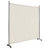 184cm Single Panel Room Divider Rolling Privacy Screen Portable Room Partition