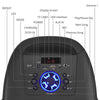 8" Portable Bluetooth Karaoke Machine LED Rechargeable Speaker w/Mic Kids Adults