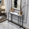 Extra Long Console Table Marble Table Hallway Entrance Storage Rack Gold Black