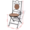 3 Piece Bistro Set Ceramic Tile Home Garden Table And Chairs Patio Furniture