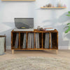 Record Cabinet Record Player Stand Sideboard White Engineered Wood