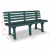 Sunlounger Footrest Plastic Outdoor Recliner Chair Garden Bench Seat Multicolor
