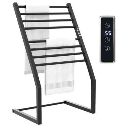 2-in-1 Towel Warmer Rack Freestanding & Wall Mounted Towel Heater w/ LED Display