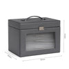4 Layers Large Jewellery Boxes Storage Organizer Case Cabinet w/Portable Box