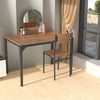 4PCS Dining Table & Chair Set Kitchen Furniture W/ Storage Bench Space-Saving