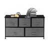 5 Drawers Chest of Drawers Bedroom Fabric Drawer Storage Dresser Cabinet