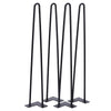 4PCS Hairpin Legs Hairpin Table Legs Desk Bench FREE Screws&Protect