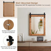 Farmhouse Wall Mirror Rustic Wall Mounted Mirror Rectangle Decorative Mirror