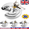 Heavy Duty Round Discus Shackle Padlock 304 Stainless Steel With 72 Keys (70mm)