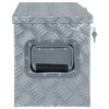 Aluminium Storage Box Silver Lockable Trailer Box Tool Box Organizer Chest