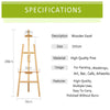 Studio Easel Display Art Craft Artist Cafe Wedding Painting Stand Adjust Wooden