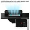 Manicure Nail Table Nail Technician Desk with Electric Downdraft Vent and Lamp