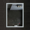 500x700mm LED Illuminated Cloakroom Mirrors Anti-fog Simple Single Touch Wall