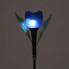 6 Garden Tulip Flower Shape LED Solar Powered Lights Outdoor Yard Standing Décor
