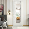 Large Over Door Mirror Bedroom Full Length Floor Mirror Bathroom Glass 118x28cm