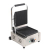 Grooved Panini Press Ribbed Toaster Sandwich Maker Contact Grill CateringMachine
