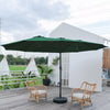 Extra Large 4.6M Garden Parasol Patio Umbrella Double Side Sunshade Sofa Outdoor
