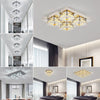 Modern Crystal Ceiling Light Chandelier Pendant Hallway Living Room Bedroom Lamp