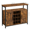 Storage Cabinet Sideboard and Buffet Table with Wine Holder Cupboard LSC094B01