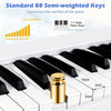 88 Keys Foldable Electronic Piano Full-size Full-size Semi Weighted Keyboard