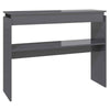 Small Hallway Console Table Slim Entryway Cabinet Grey Gloss Sideboard Unit