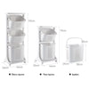 Mobile Laundry Basket 2/3 Tier Compact Laundry Hamper Sorter Cart Clothes Sorter