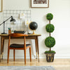 Artificial Triple Ball Shaped Topiary Tree Doorway Porch Garden Decoration Plant