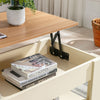 Coffee Table With Storage Lift Top Up Drawer Shelf Wooden Living Room Furniture