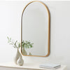 Industrial Arch Shape Metal Frame Wall Mounted Accent Mirror Hallway Bathroom UK