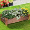 Exquisite Wooden Garden Planter Raised Bed Herb Strawberry Climbing Flower Box