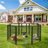 8 Panel Pet Puppy Playpen Foldable Dog Pen Rabbit Fence for Indoor/Outdoor 100cm