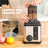 800W Compact 3L Food Processor and Blender Stainless Steel Blender with 2 Jugs
