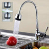Pull Out Kitchen Mixer Sink Taps Spray Head Single Lever Chrome Mono Mixer Tap