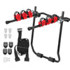 Universal 3 Bike Carrier For Car Trunk Mount Rack Bicycle Stand Carrier Car Rack