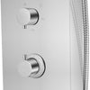 Bathroom Shower Thermostatic Shower Panel Column Tower With Body Jets Twin Head